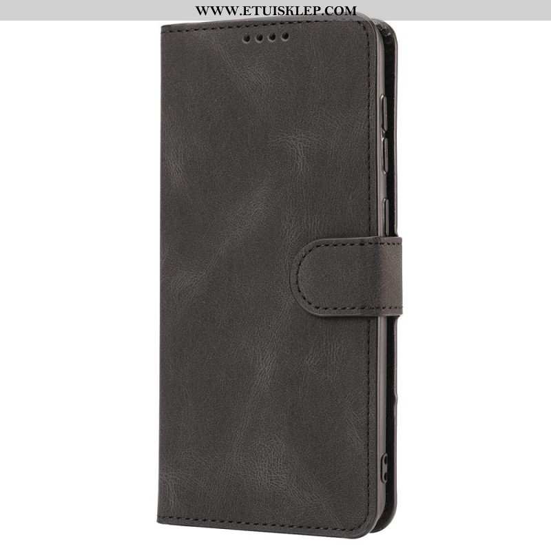Etui Folio do Poco X4 Pro 5G Skórzany Styl Z Paskiem